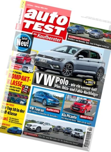 Auto Test – Februar-Marz 2016 Cover