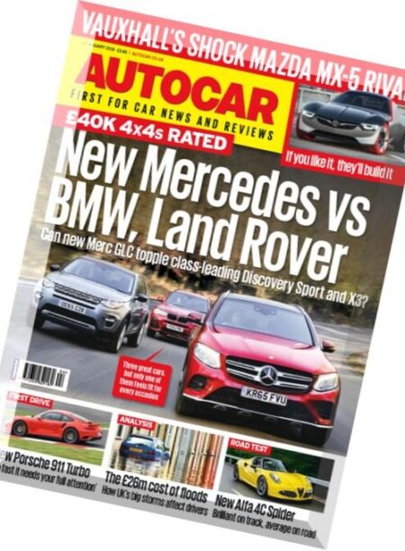 Autocar UK – 27 January 2016 Cover
