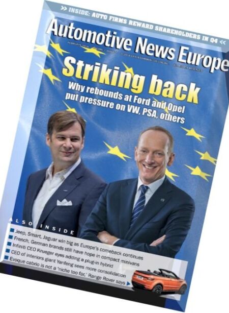 Automotive News Europe – February 2016 Cover