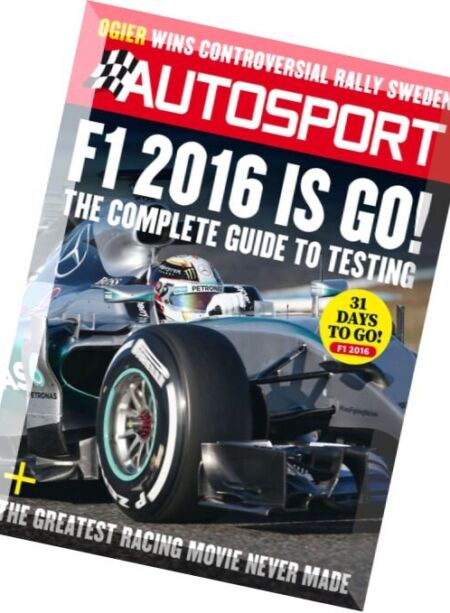 Autosport – 18 February 2016 Cover