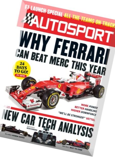 Autosport – 25 February 2016 Cover