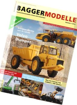 Baggermodelle – Nr.1 2016