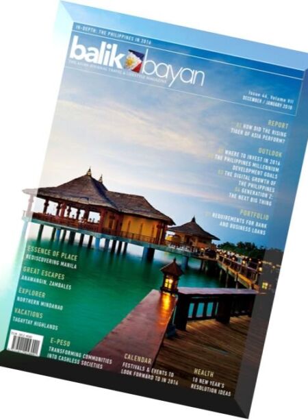Balikbayan Magazine – December 2015-January 2016 Cover