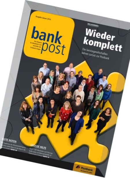 Bankpost – Januar 2016 Cover