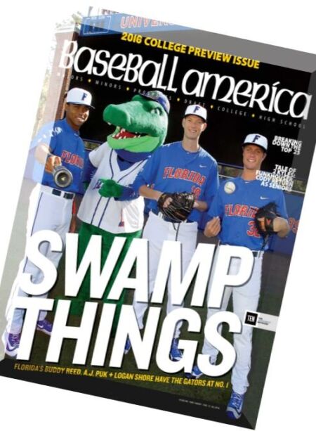 Baseball America – 12 February 2016 Cover