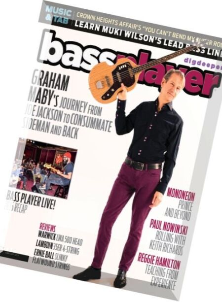 Bass Player – February 2016 Cover