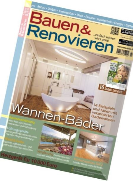 Bauen & Renovieren – Januar-Februar 2016 Cover