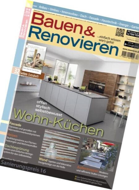 Bauen & Renovieren – Marz-April 2016 Cover