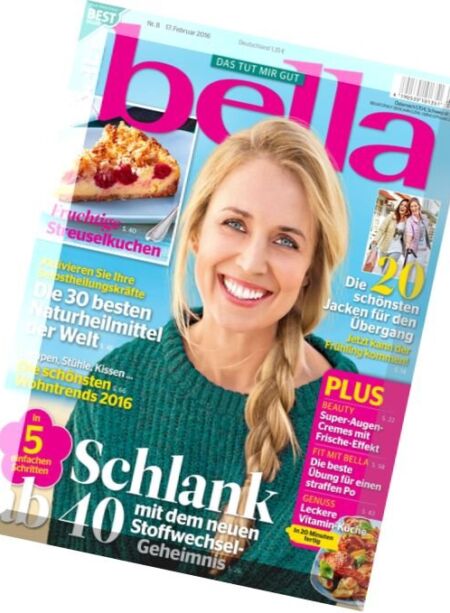 bella Germany – 17 Februar 2016 Cover