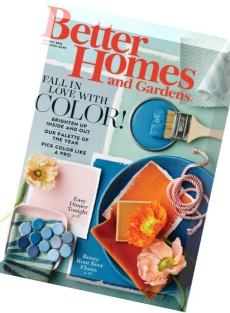 Better Homes and Gardens USA – March 2016 Cover