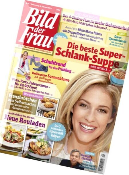 Bild Der Frau – 18 Februar 2016 Cover