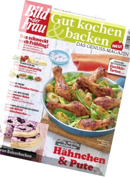 Bild der Frau – Gut Kochen & Backen – Marz-April 2016 Cover