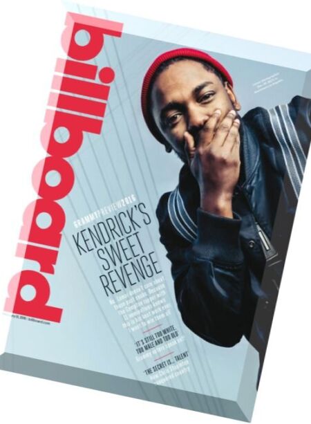 Billboard Magazine – 13 February 2016 Cover