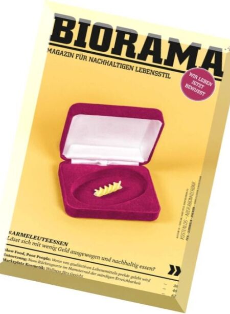 Biorama – Februar-Marz 2016 Cover