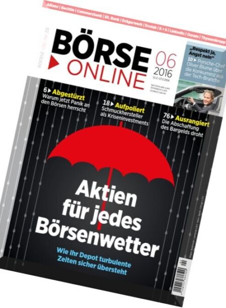 Borse Online – 11 Februar 2016 Cover