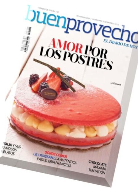 Buen Provecho – Febrero 2016 Cover