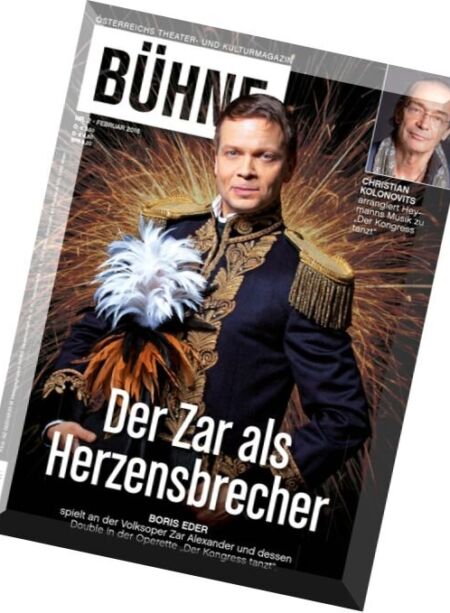 Buhne – Februar 2016 Cover