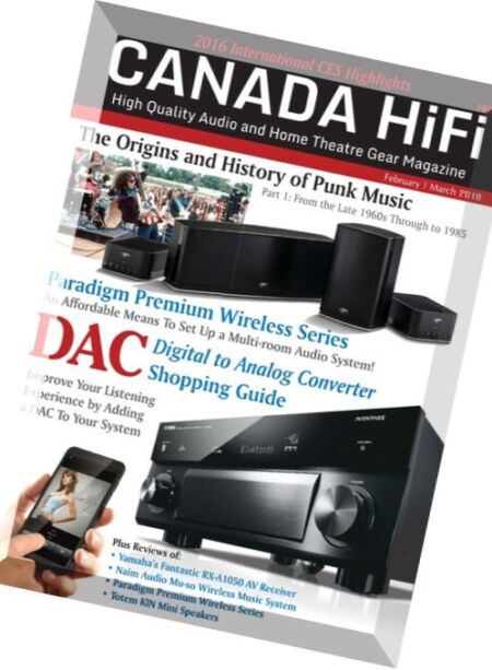 Canada HiFi – February-March 2016 Cover