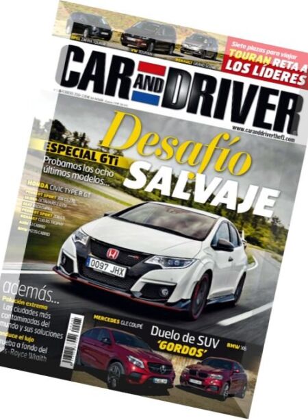 Car and Driver Spain – Febrero 2016 Cover