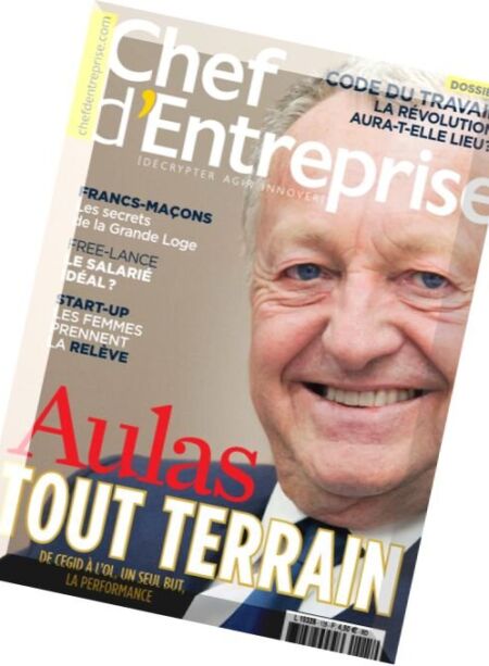 Chef d’Entreprise – Mars 2016 Cover