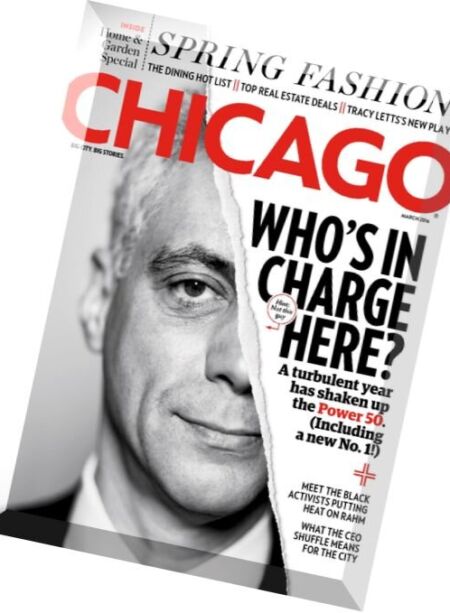 Chicago Magazine – March 2016 Cover