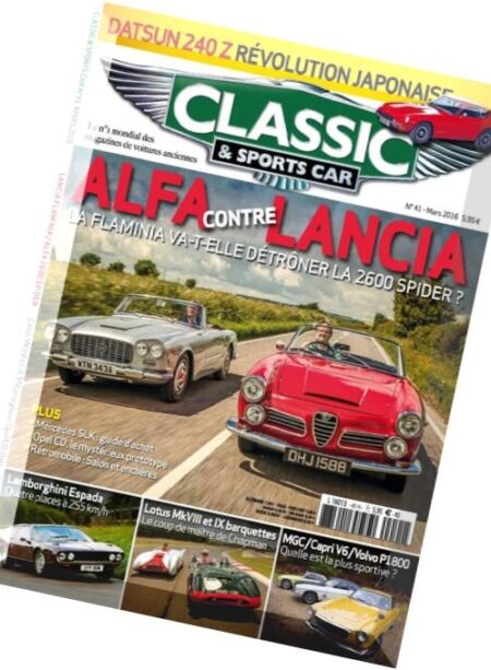 Classic & Sports Car France – Mars 2016 Cover