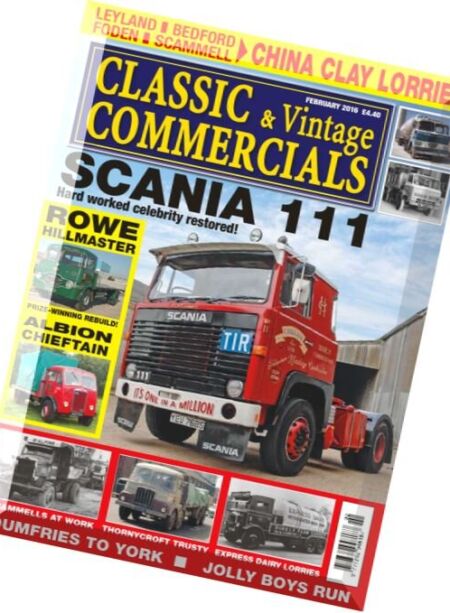 Classic & Vintage Commercials – February 2016 Cover