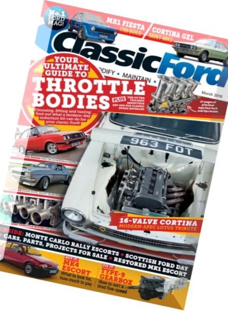 Classic Ford – March 2016 Cover