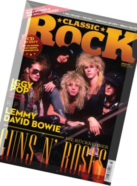 Classic Rock Germany – Marz 2016 Cover