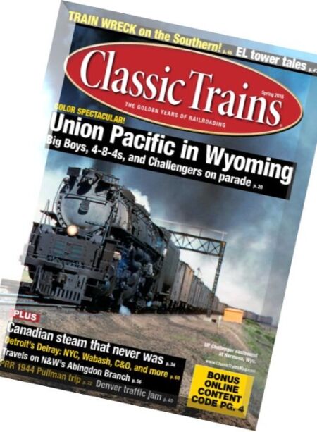 Classic Trains – Spring 2016 Cover