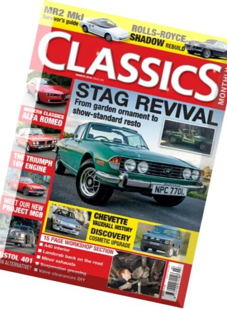 Classics Monthly – March 2016 Cover