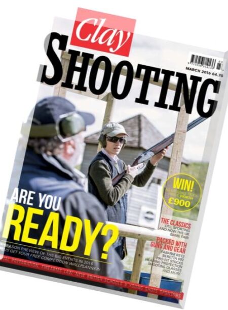 Clay Shooting – March 2016 Cover