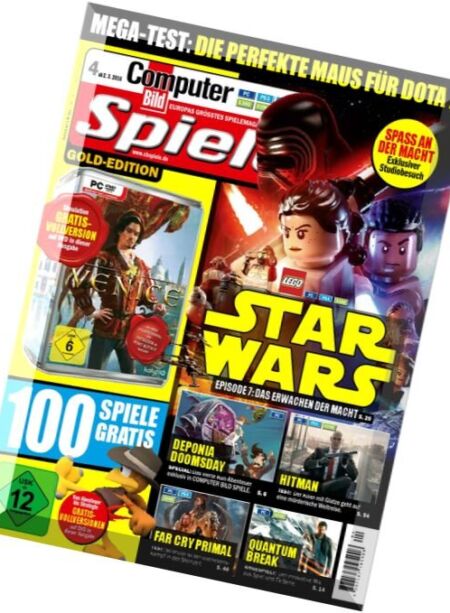 Computer Bild Spiele – April 2016 Cover