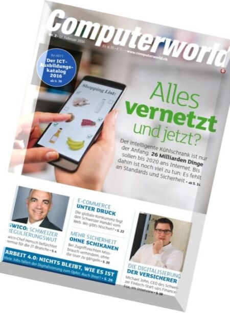 Computerworld – 12 Februar 2016 Cover