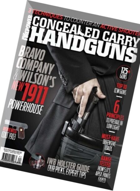 Conceal & Carry Handguns – Spring 2016 Cover