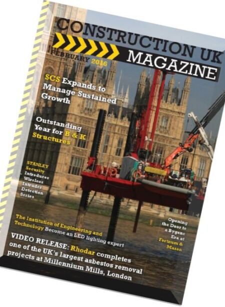 Construction UK – February 2016 Cover