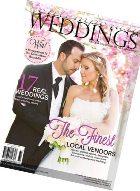 Contemporary Weddings – Spring-Summer 2016 Cover