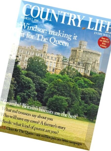 Country Life UK – 2 March 2016 Cover