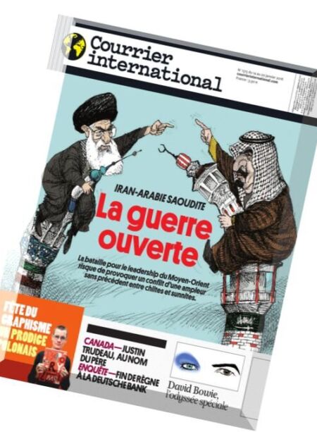 Courrier International – 14 au 20 Janvier 2016 Cover