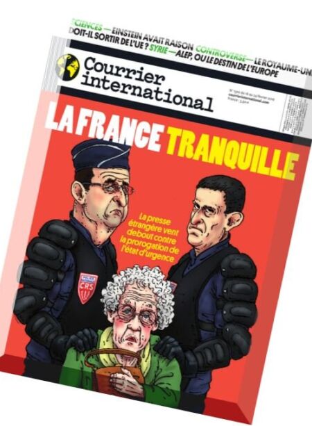 Courrier International – 18 au 24 Fevrier 2016 Cover