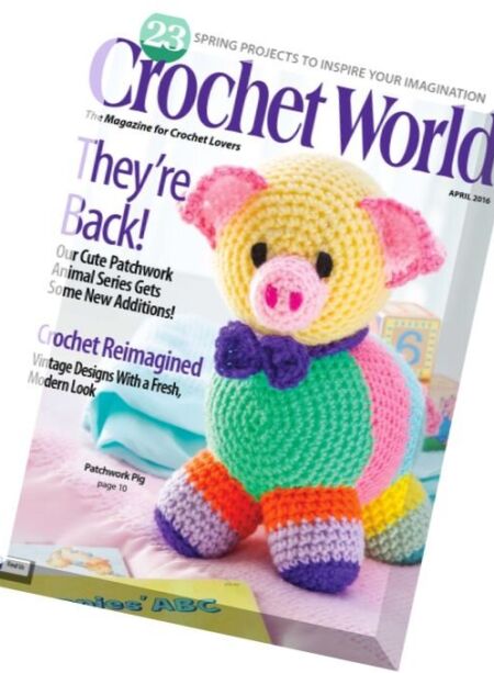 Crochet World – April 2016 Cover