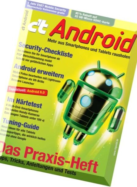 c’t magazin – Sonderheft Android (2016) Cover