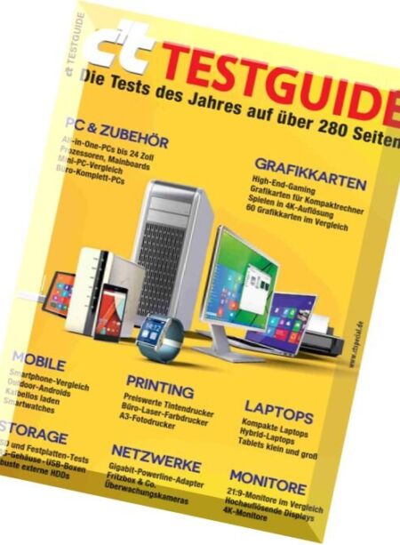 c’t magazin – Sonderheft Testguide – Die Tests des Jahres (2015) Cover