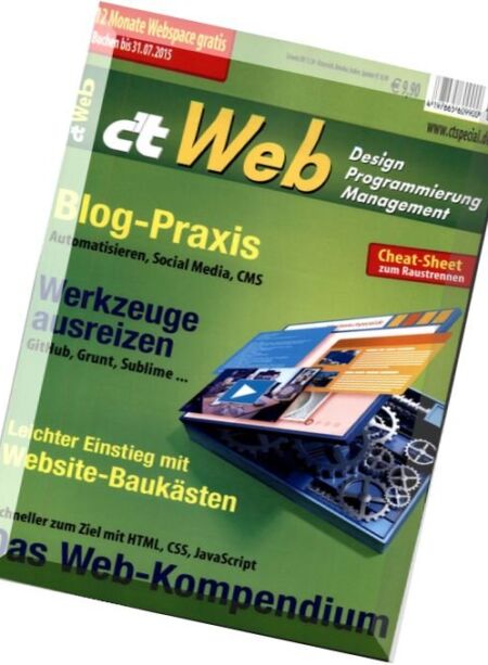 c’t magazin – Sonderheft Web (2015) Cover