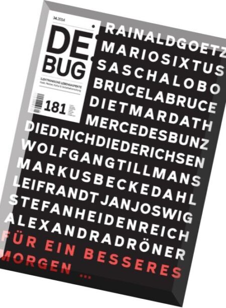 De Bug Magazyn – April 2014 Cover
