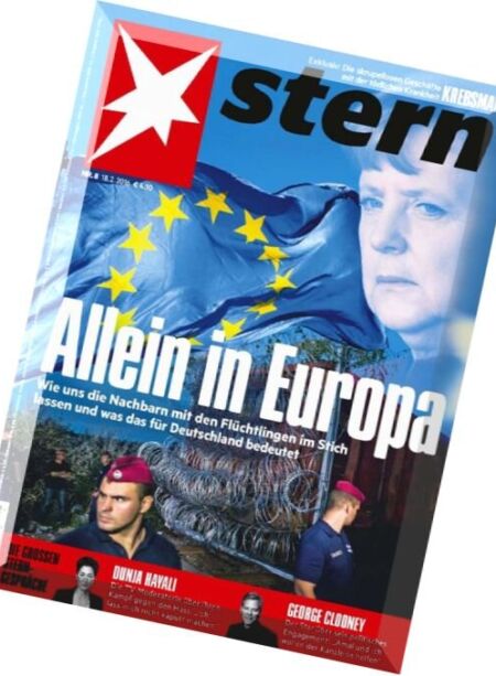 Der Stern – N 8, 18 Februar 2016 Cover