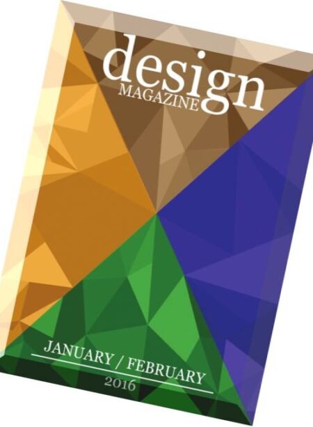 Design Magazine – January-February 2016 Cover