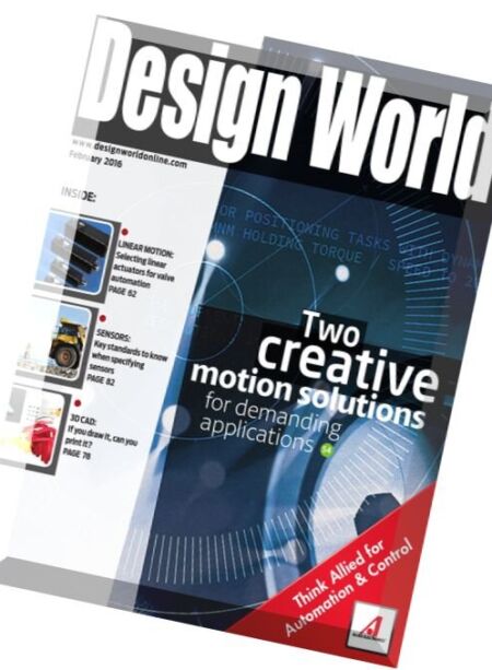 Design World – February 2016 Cover