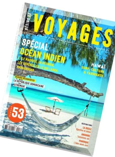 Desirs de Voyages – Fevrier-Mars 2016 Cover