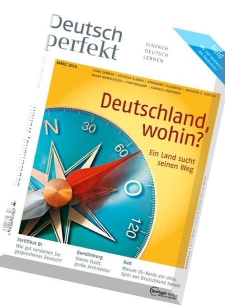 Deutsch Perfekt – Marz 2016 Cover